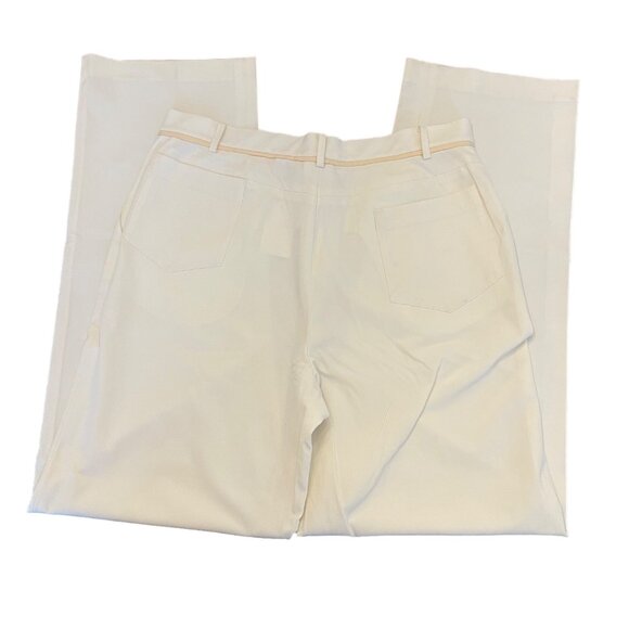 NWT MAG Women's Tapered Trousers Alabaster Cream Size 12 NEW - Picture 2 of 12